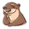 Эмодзи Выдра