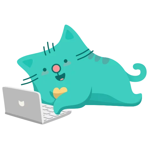 Эмодзи Smart Cat