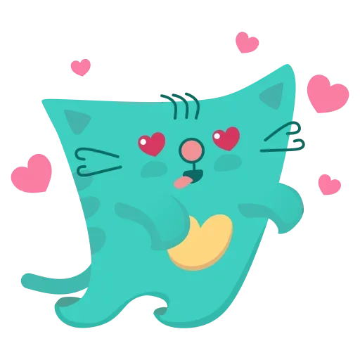 Эмодзи Smart Cat