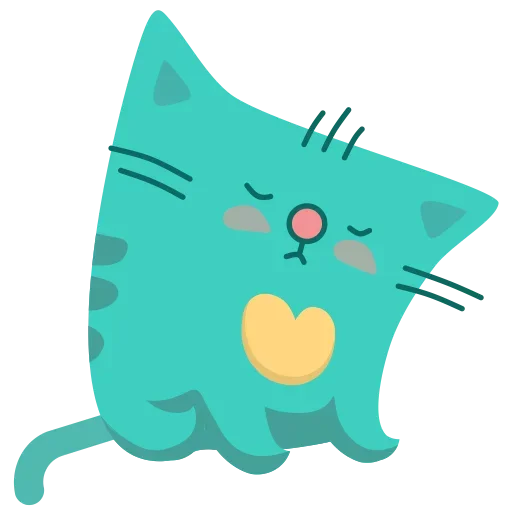 Эмодзи Smart Cat