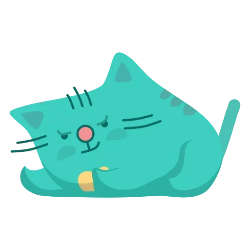 Эмодзи Smart Cat