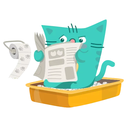 Эмодзи Smart Cat