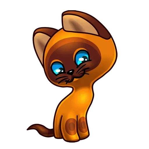 Эмодзи Котёнок по имени Гав