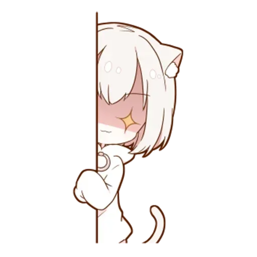 Эмодзи Котя тян