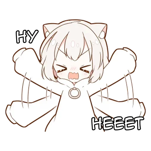 Эмодзи Котя тян