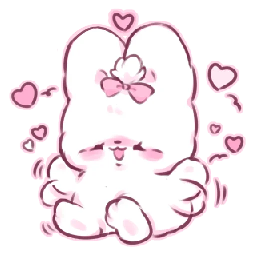 Эмодзи кьют крол ୨ 💘 ୧