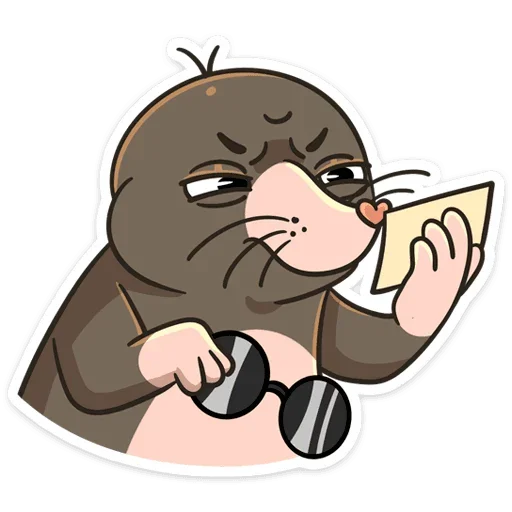 Эмодзи Крот Рой