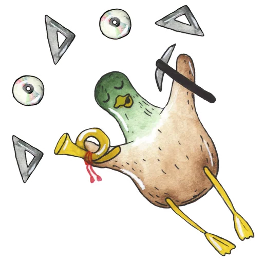 Эмодзи Утец-дудец