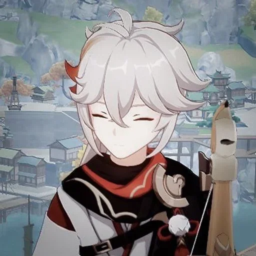 Эмодзи kazuha albedo