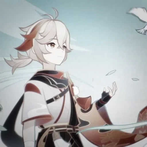 Эмодзи kazuha albedo