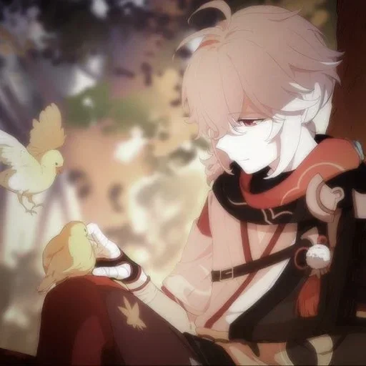 Эмодзи kazuha albedo