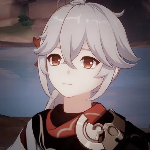 Эмодзи kazuha albedo