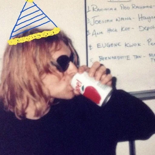 Эмодзи Kurt Cobain 3