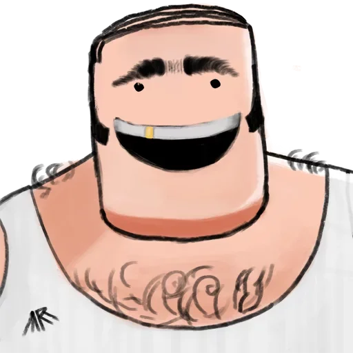 Эмодзи Square guy