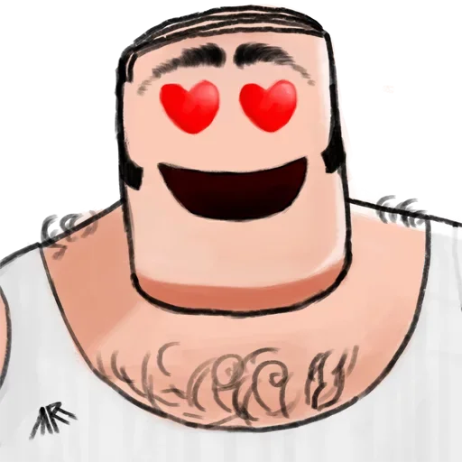 Эмодзи Square guy