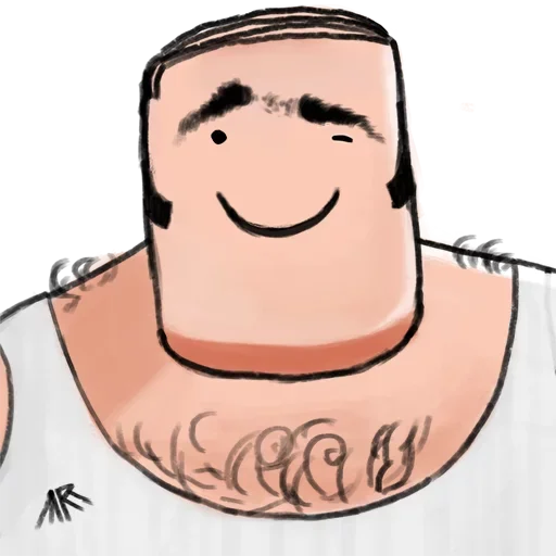 Эмодзи Square guy