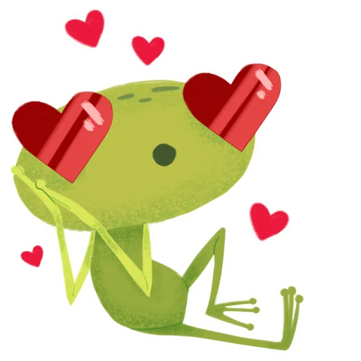 Эмодзи лягуш