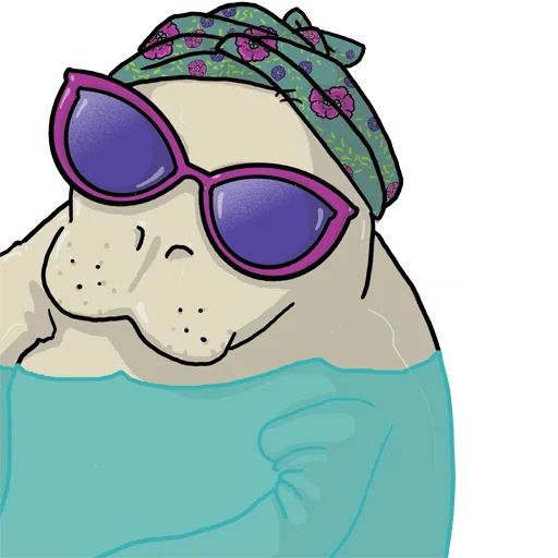 Эмодзи Lamentino the manatee