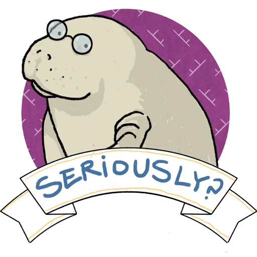 Эмодзи Lamentino the manatee