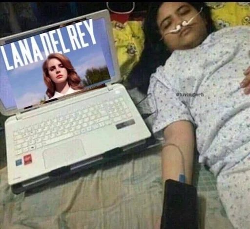 Эмодзи queen lana del rey