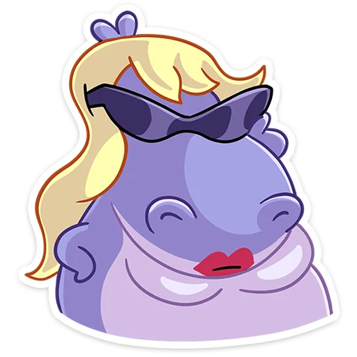 Эмодзи Бегемотиха Лариска