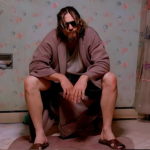 Эмодзи Большой Лебовски