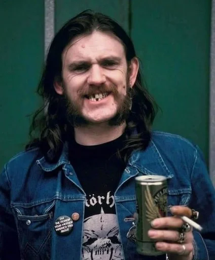 Эмодзи Lemmy Kilmister motorhead
