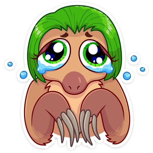 Эмодзи Ленивица Леночка