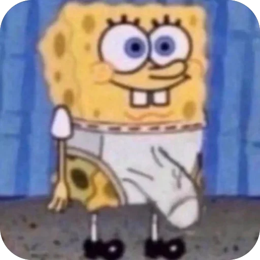 Эмодзи Sponge Bob