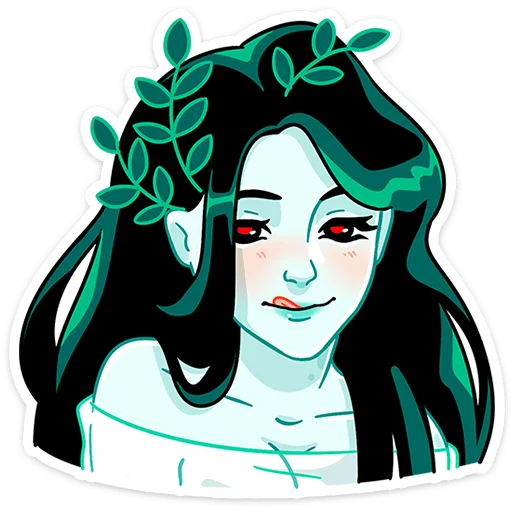 Эмодзи Русалка Леся