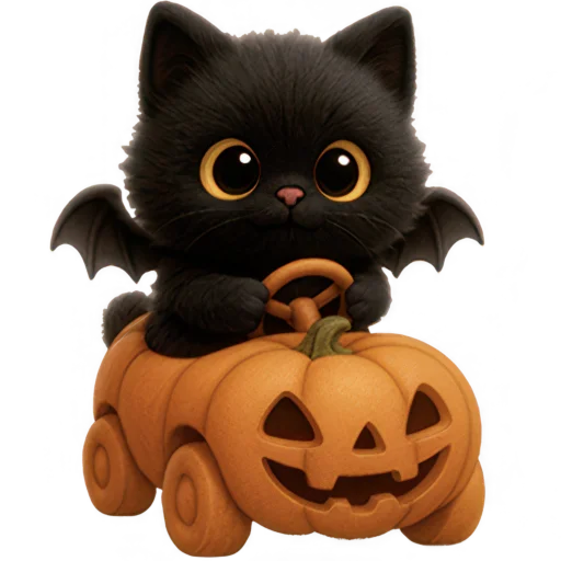 Эмодзи Черный летучик