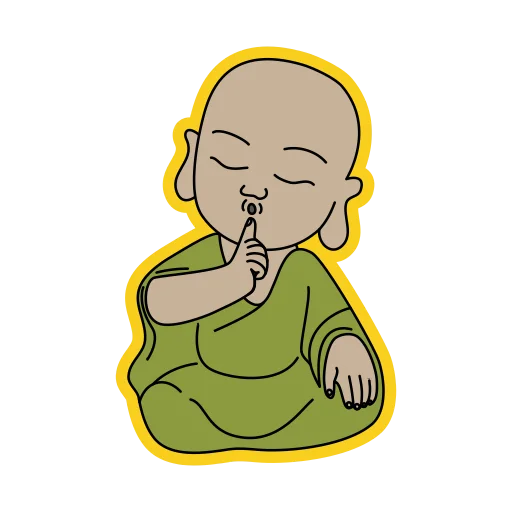 Эмодзи little buddha 🙏