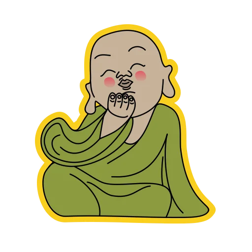 Эмодзи little buddha 🙏