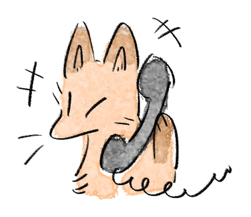 Эмодзи Kitsune friend