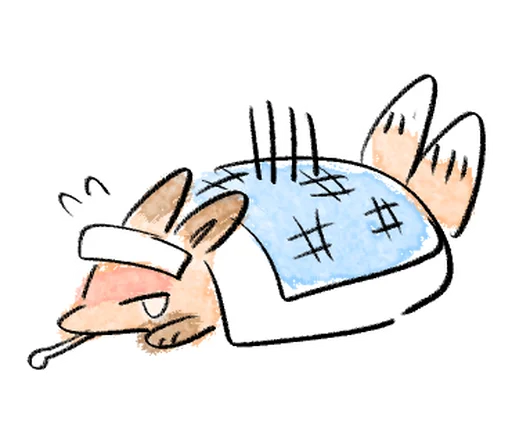 Эмодзи Kitsune friend