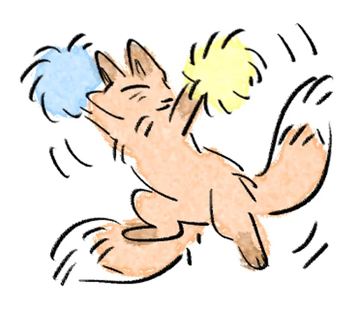 Эмодзи Kitsune friend