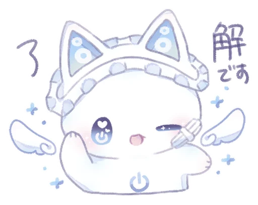 Эмодзи cute cat