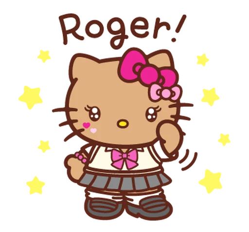 Эмодзи Hello Kitty