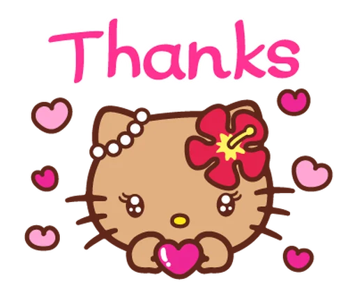 Эмодзи Hello Kitty