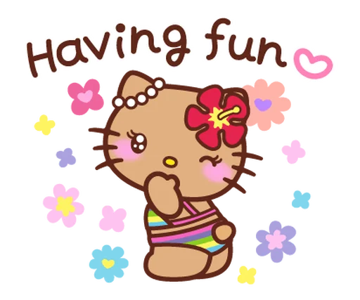 Эмодзи Hello Kitty