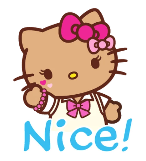 Эмодзи Hello Kitty