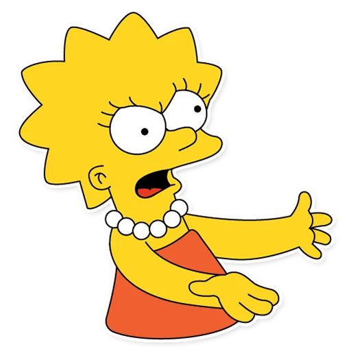 Эмодзи Lisa Simpson