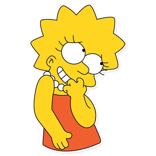 Эмодзи Lisa Simpson