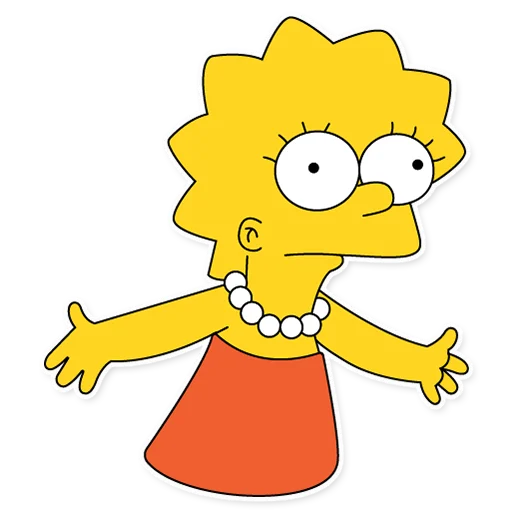 Эмодзи Lisa Simpson