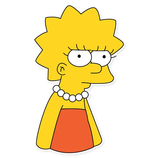 Эмодзи Lisa Simpson