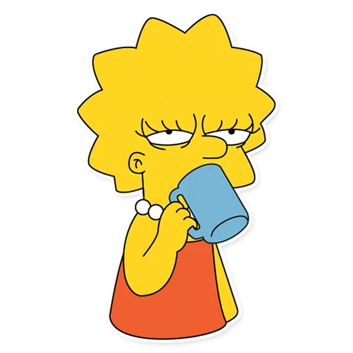 Эмодзи Lisa Simpson