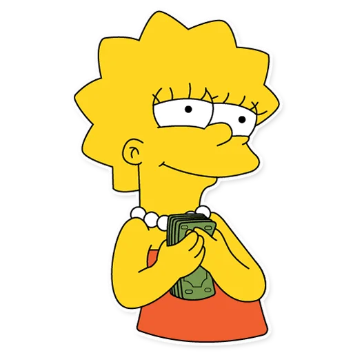 Эмодзи Lisa Simpson