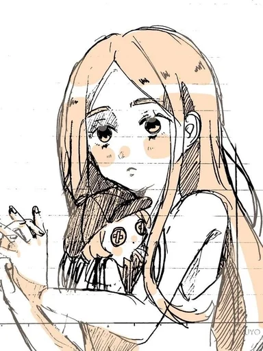 Эмодзи Lenore The Cute Little Dead Girl