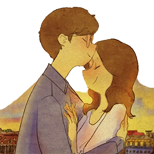 Эмодзи Нежная любовь