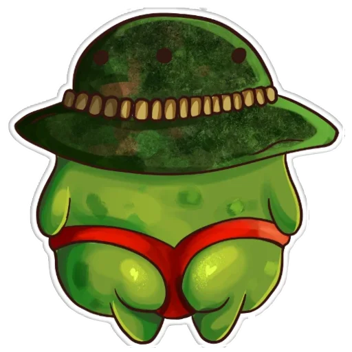 Эмодзи lyagush military